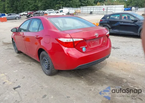 2015 Toyota Corolla Le from USA, damaged, VIN 2T1BURHE6FC478438